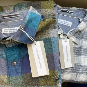 Tommy Bahama Men’s Canyon Beach Flannel Long Sleeve XLT Shirts